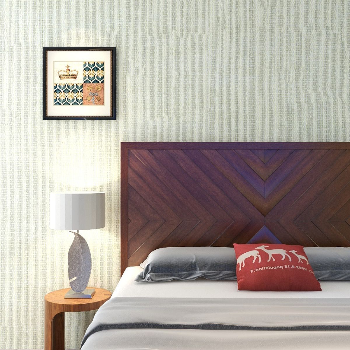 Nova Walls 713401-3 fabric-backed wallcovering room scene