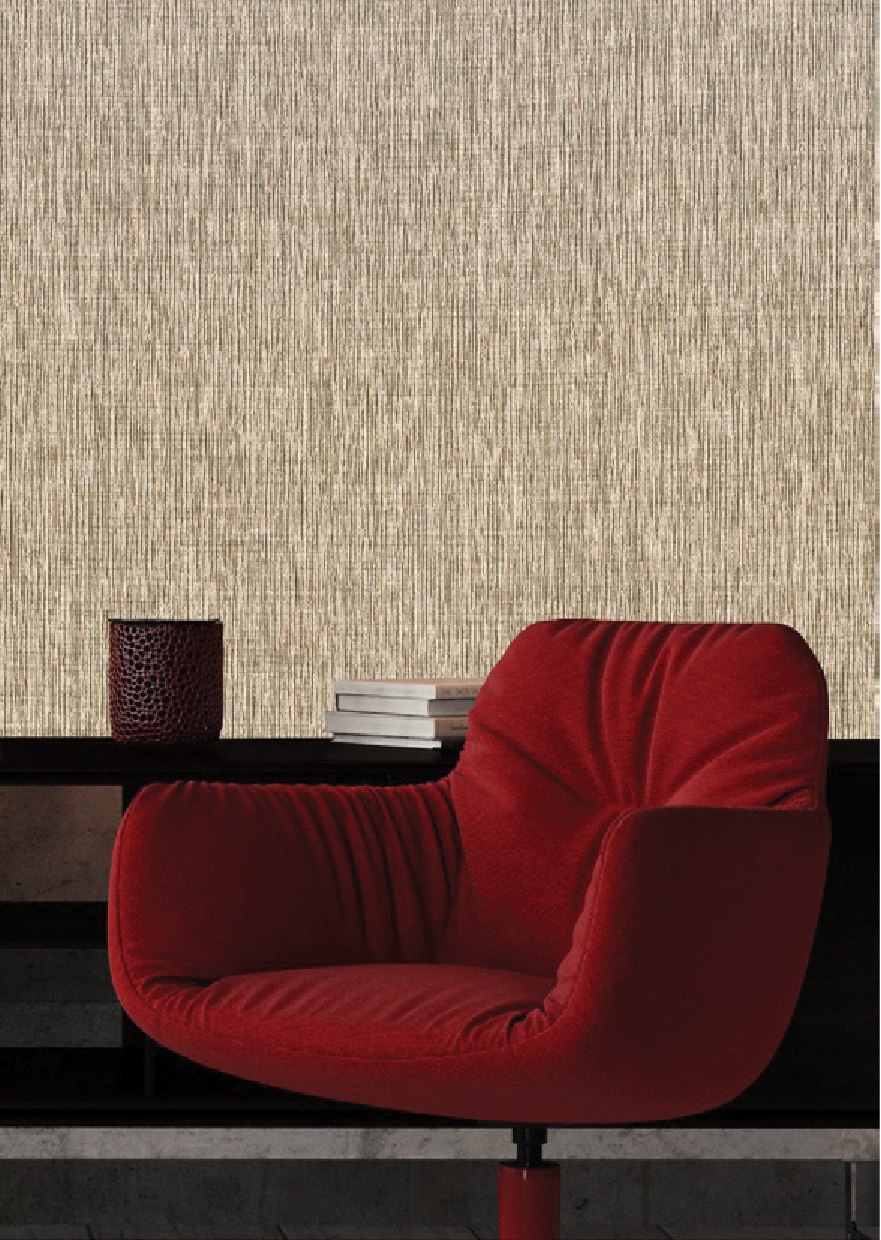 Nova Walls 713410-2 fabric-backed wallcovering room scene