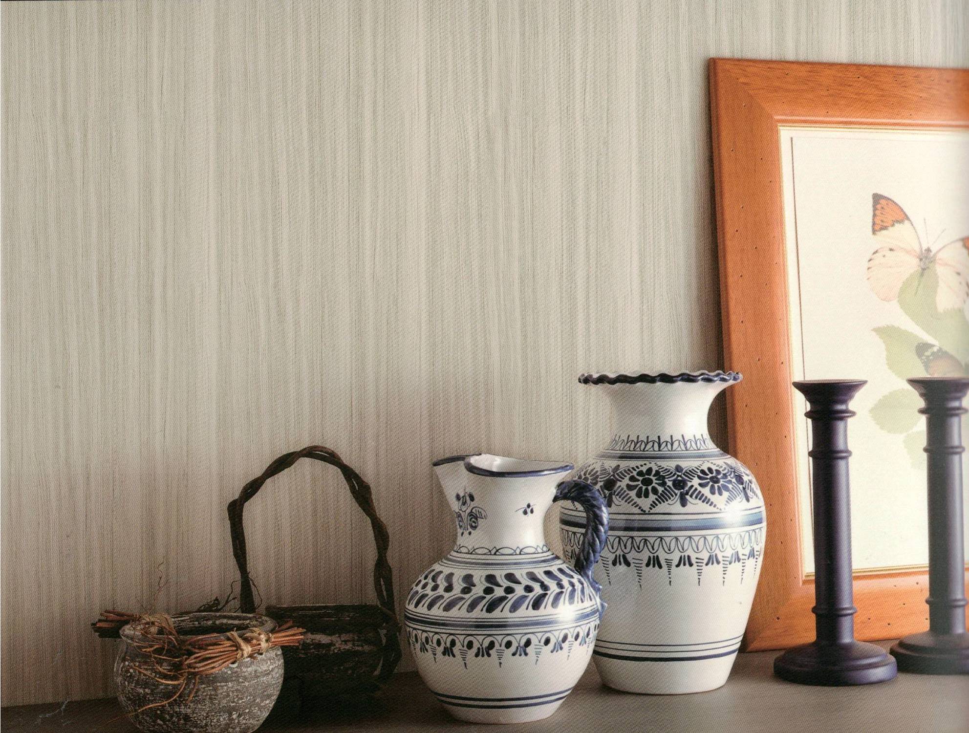 Zen Walls 77012-3 fabric-backed wallcovering room scene