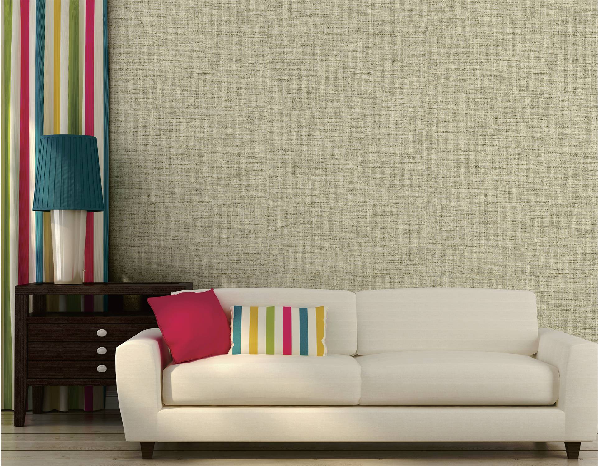 Zen Walls 77019-3 fabric-backed wallcovering room scene